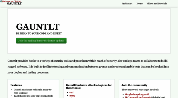 gauntlt.org