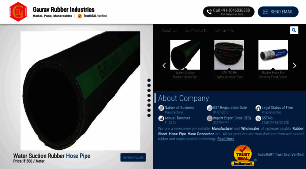 gauravrubbers.com