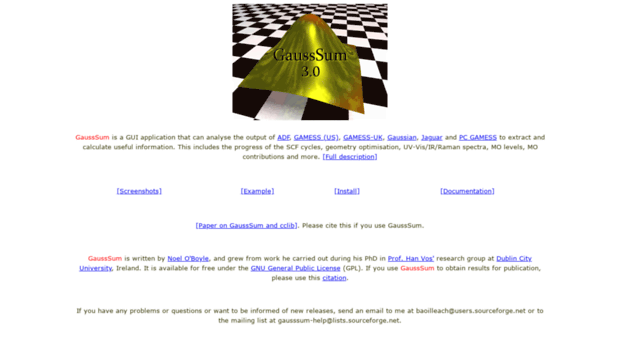 gausssum.sourceforge.net