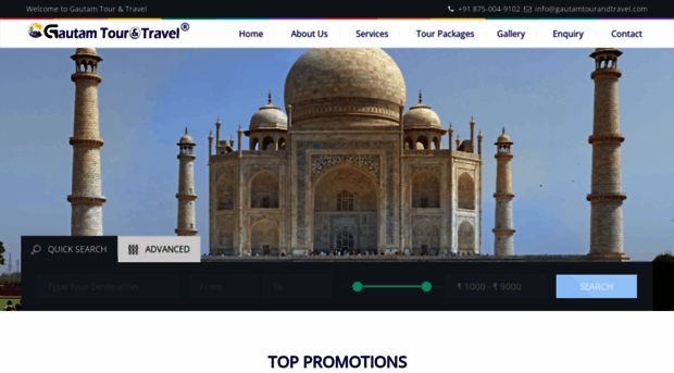 gautamtourandtravel.com