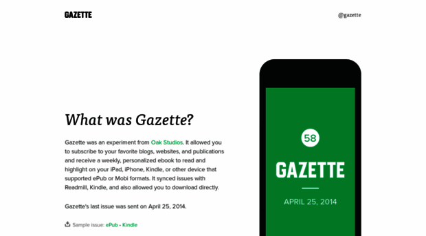 gazette.io