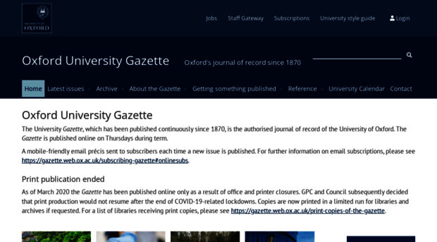 gazette.web.ox.ac.uk