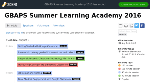 gbapssummerlearningacademy2016.sched.org