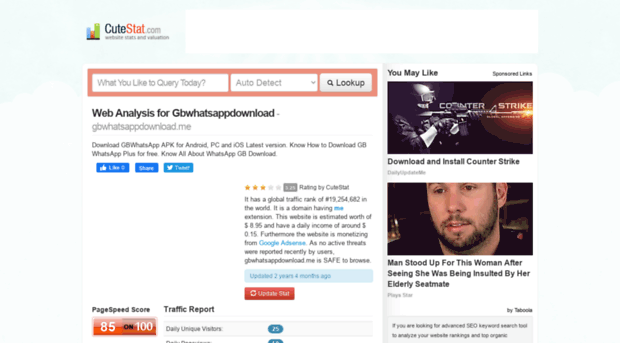 gbwhatsappdownload.me.cutestat.com