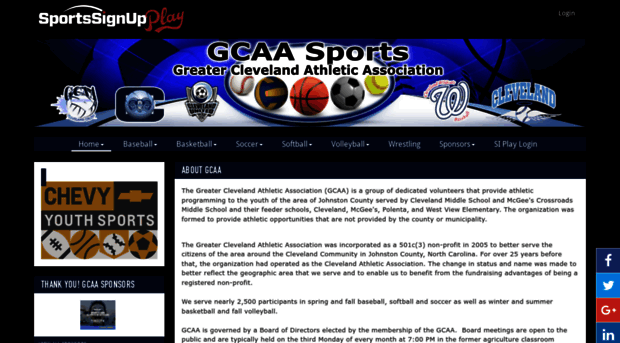 gcaasports.org