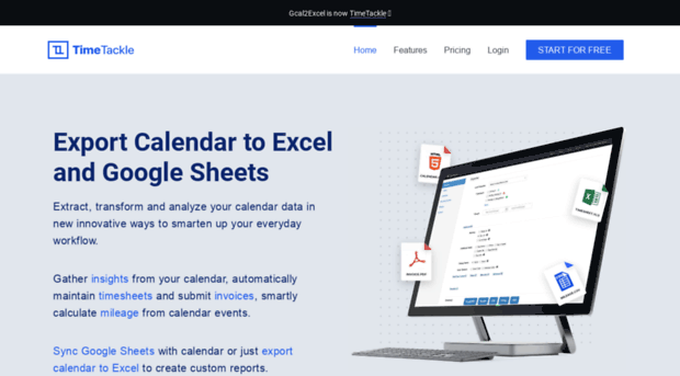 gcal2excel.com