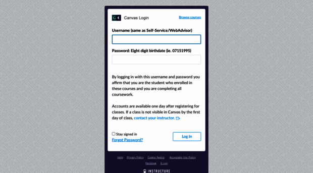 Canvas Gcccd Login