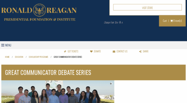 gcdebates.reaganfoundation.org