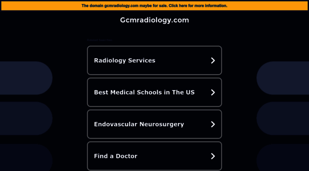 gcmradiology.com