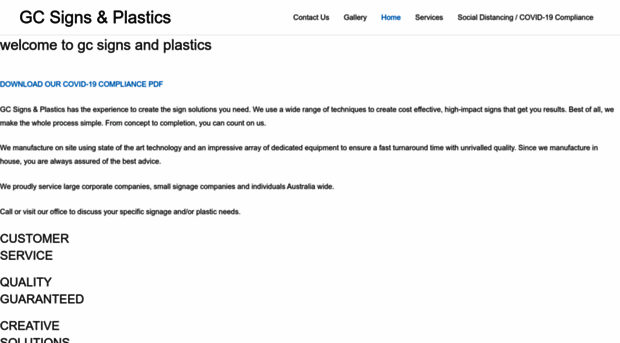 gcplastics.com.au - GC Signs & Plastics – Gold Coa... - GC Plastics