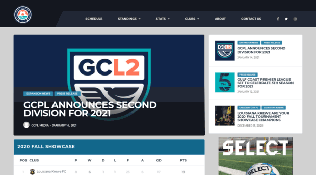 gcplsoccer.com