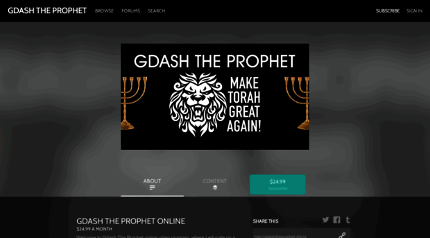 gdashtheprophet.vhx.tv