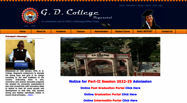 gdcollegebegusarai.com