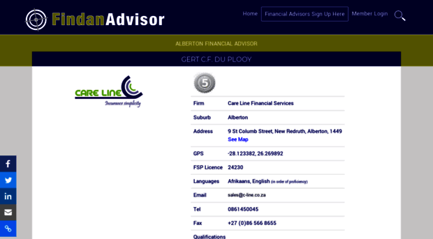 gduplooy.findanadvisor.co.za