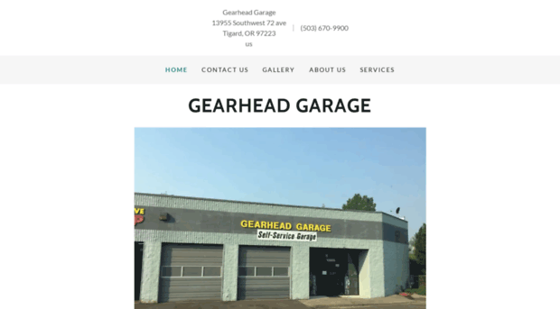 gearheadgarage.us