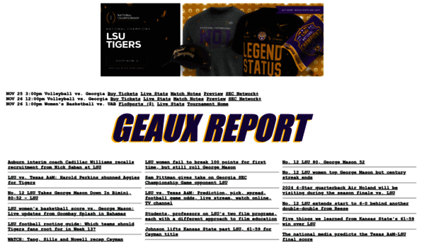 geauxreport.com