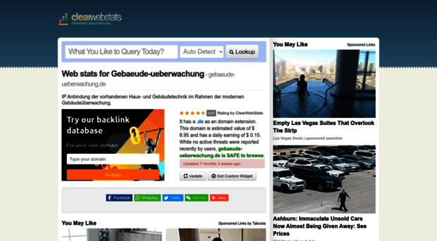 gebaeude-ueberwachung.de.clearwebstats.com