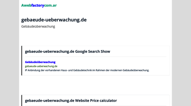 gebaeude-ueberwachung.de.site2preview.com