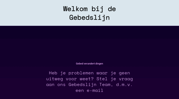 gebedslijn.nl