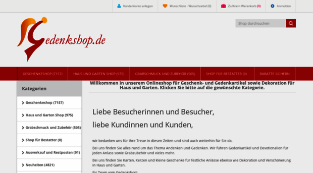 gedenkshop.de