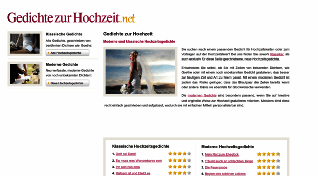 gedichtezurhochzeit.com