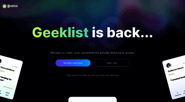 geeklist.com