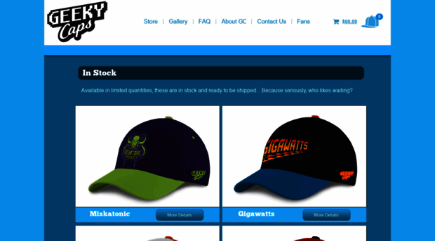 geekycaps.com