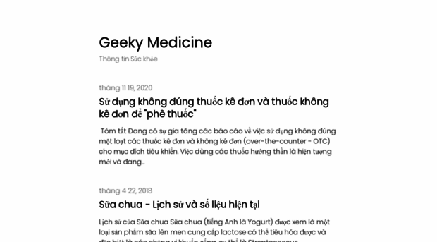 geekymedicine.com