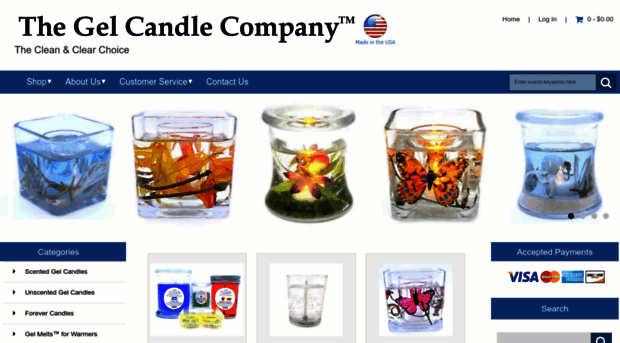 gelcandlecompany.com