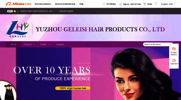 geleisihumanhair.en.alibaba.com