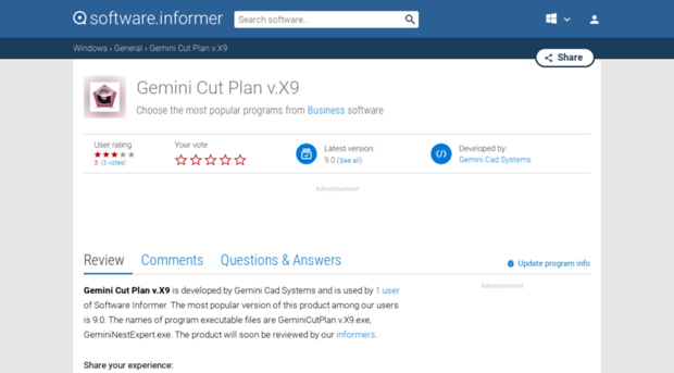 gemini-cut-plan-v-x9.software.informer.com