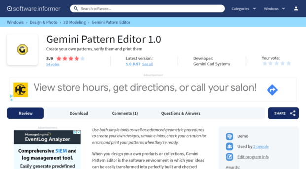 gemini-pattern-editor.software.informer.com