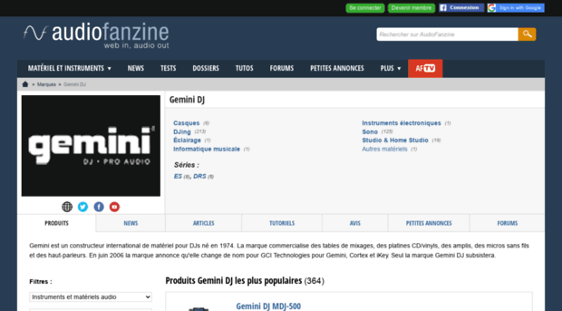 gemini.audiofanzine.com