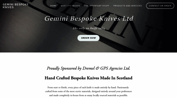 geminibespokeknives.com