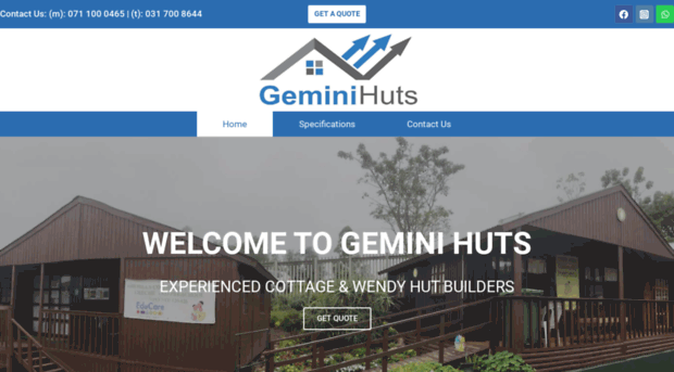 geminihuts.co.za