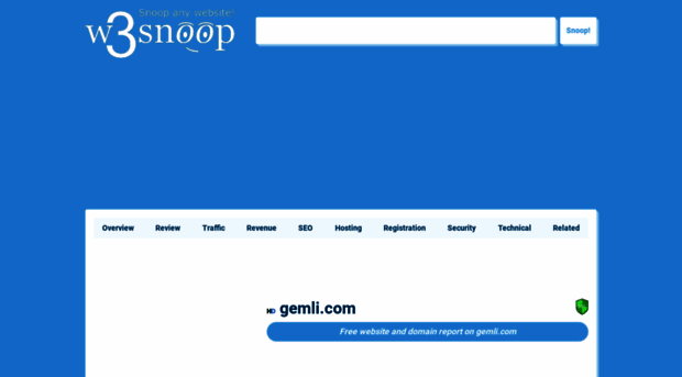gemli.com.w3snoop.com