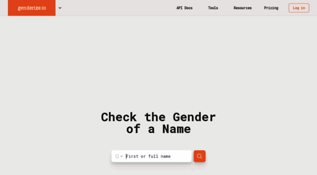 genderize.io