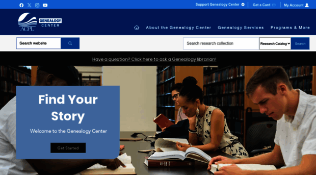 genealogycenter.org