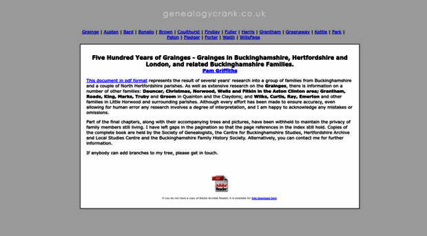 genealogycrank.co.uk