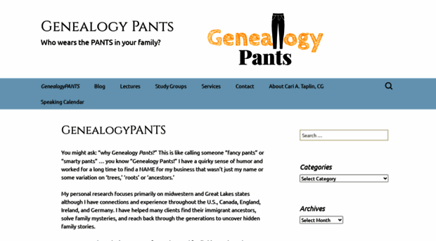 genealogypants.com