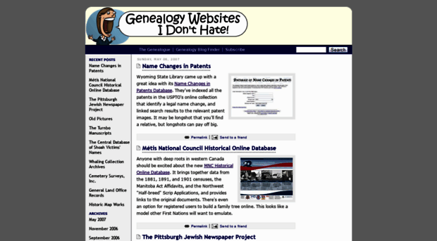 genealogysites.genealogue.com