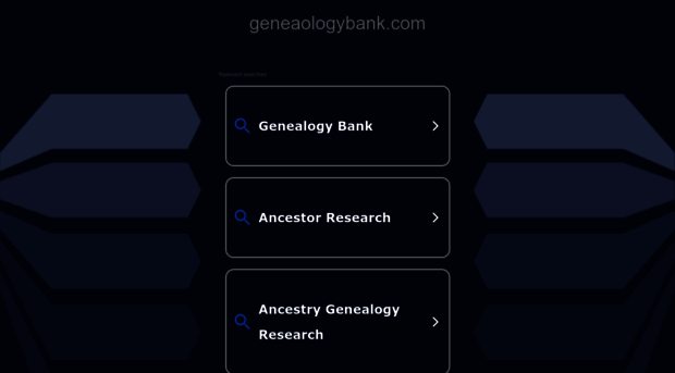 geneaologybank.com