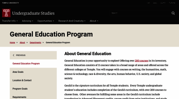 gened.temple.edu