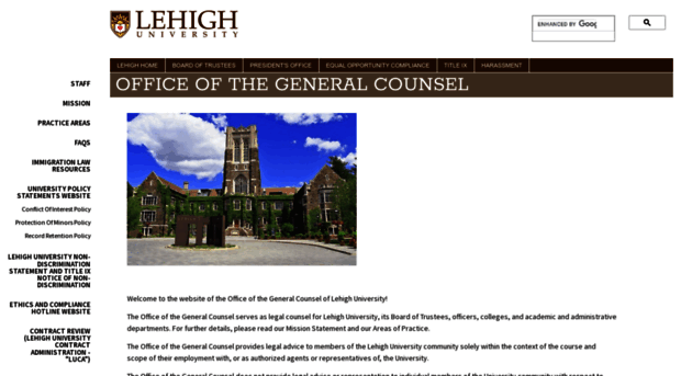 generalcounsel.lehigh.edu