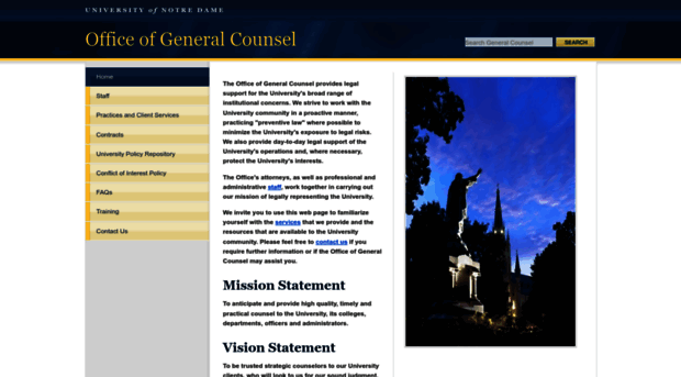 generalcounsel.nd.edu