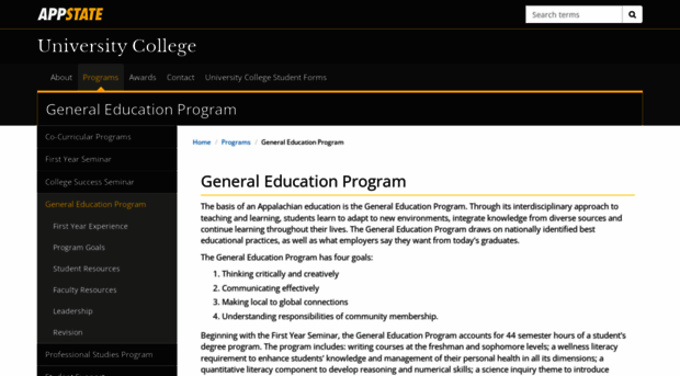 generaleducation.appstate.edu