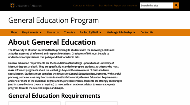 generaleducation.missouri.edu