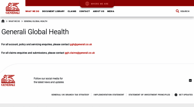 generaliglobalhealthservices.com