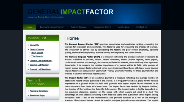 generalimpactfactor.com