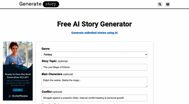 generatestory.io